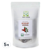 티랜드 유기농 로즈힙 티백, 1.5g, 20개입, 5개
