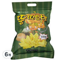 야생그대로 뚱딴호박 스낵, 200g, 6개
