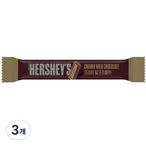 허쉬 미니바 크리미 밀크초콜릿, 15g, 3개