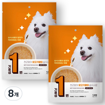 천군맘마 강아지 시니어 닭고기황태 습식사료, 닭, 120g, 8개