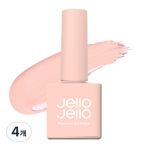 젤로젤로 프리미엄 젤 폴리쉬 10ml, JC-56 블라썸코랄, 4개