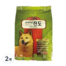 펫컴 퍼피&성견 프리미엄 진도 건식사료, 곡물, 8kg, 2개