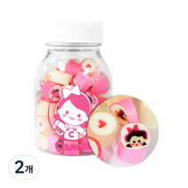 캐리소프트 꼬마캐리 수제 보틀캔디, 70g, 2개