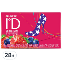 롯데 아이디 믹스베리, 25g, 28개