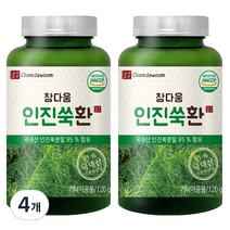 참다움 인진쑥환, 120g, 4개