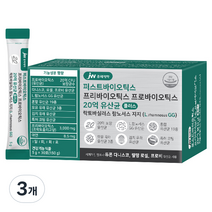 JW중외제약 퍼스트바이오틱스 프리바이오틱스 프로바이오틱스 20억 유산균 플러스 락토바실러스 람노서스 지지 L rhamnosus GG 5g x 30p, 3개, 150g