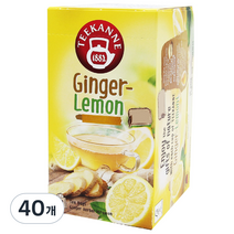티칸네 진저 레몬 티백, 1.75g, 40개