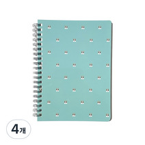 우키우키 고양이 캐릭터 노트 유선노트, 노르웨이 숲, 4개