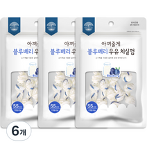 아껴줄게 강아지 우유 치실껌 SS 7p, 블루베리맛, 42g, 6개