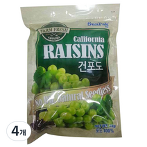 썬팍 건포도, 1kg, 4개
