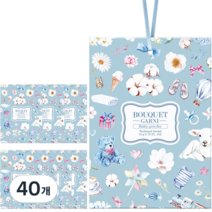 부케가르니 퍼퓸드 샤쉐 옷장방향제, 10g, 40개, 베이비파우더