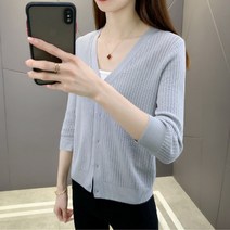 알로데 여성용 크레데레 브이넥 가디건