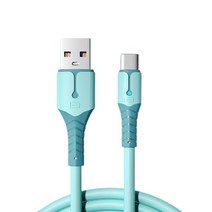 위드웍스 USB C타입 컬러 고속 충전케이블, 블루, 2m