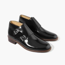 피렌체아뜨리에 더블몽크 디테일의 미드탑부츠 4104