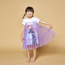 디즈니 여아용 겨울왕국2 켈라 5부 원피스