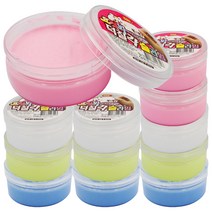 아가플러스 소프트 파스텔 슬라임 12p, 80g, 랜덤발송