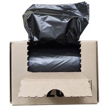 에스디 사각롤 분리수거봉투 검정, 100L, 50매입