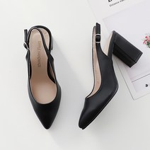 멜팅나인 여성용 2가지 굽높이 슬링백 8cm EV0303