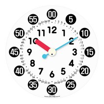 해피바이러스 무소음 교육용 벽시계, 하늘하늘(HV2259)