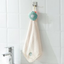 트레이드미 다용도 고리 핸드 타올 타입 08 45g, 화이트, 1개