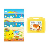 노랑병아리 스케치북 5p + 모나미 모니주 가방파스 18색 문구세트, 랜덤발송(스케치북), 중성(크레파스), 1세트