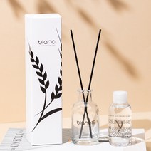 블랑16 내츄럴 베이스 고급 디퓨저 120ml + 섬유스틱 7p, 화이트린넨