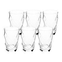 루미낙 큐브 유리 하이볼 컵 350ml, 6개