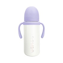 유비맘 유아용 시그니처 보온보냉 스테인리스 빨대컵 330ml, 라벤더, 1개