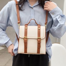 여성용 레트로 캐주얼 코디 백팩