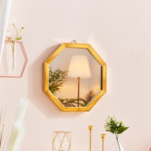 에이스홈 코코 정팔각 400 벽거울, 골드