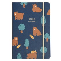 데일리라이크 2023 킵 더 메모리 다이어리 05 Lazy bear, 혼합색상