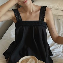 슈가펀 헤븐리 레이스 나시 블라우스
