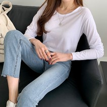 여성용 불레아 베이직 긴팔 티셔츠 cpt11775k31