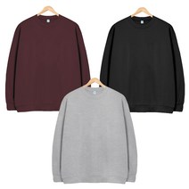블랙101 데일리 특양면 기모 맨투맨 티셔츠 3종 세트 JNCTS_1342