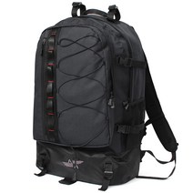 블루마운트 벨티드 스트링 등산 배낭 55L CPZ80SA, 블랙