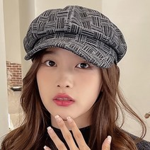 앤써 여성용 청 데님 베레모
