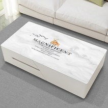 알럽홈 대리석 패턴 방수 멀티 테이블 매트, TYPE3, 80 x 140 cm