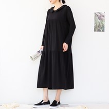 팡팡샵 T 긴팔 카라 캉캉 임산부 원피스