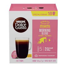 돌체구스토 마이애미 모닝 블렌드 캡슐커피, 7g, 18개