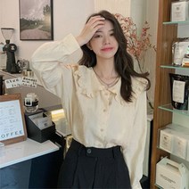 두봄 여성용 필 루즈핏 셔츠