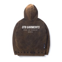 큐티에잇 가먼츠 DA Snow Washing Simple Logo 후드티