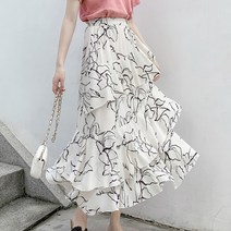 루나걸 비게인 쉬폰 스커트