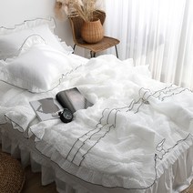 보드라미 뱀부 양겹 차렵이불, 차콜라인