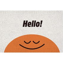 마이데일리 귀여운 캐릭터 스마일 현관 침실 발매트 카페트, B