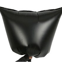 그린팩코리아 일자형 쓰레기 봉투 검정 중, 50L, 100개