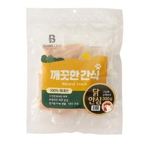 빈즈라이크 강아지 깨끗한 간식 육포, 1개, 닭 안심