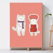 아티홈 데일리 캣 벨크로 칸막이 커튼, GL605