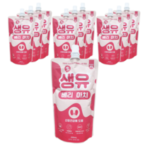 마이베프 반려동물 생유 베리 마치 신장건강 펫밀크 200ml, 크랜베리맛, 10개