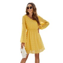 MA 도트 포인트 플레어 원피스