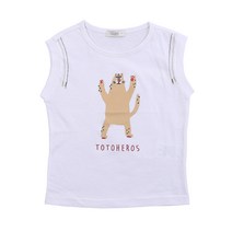토토헤로스 남아용 TH 타이거 포인트 민소 티셔츠